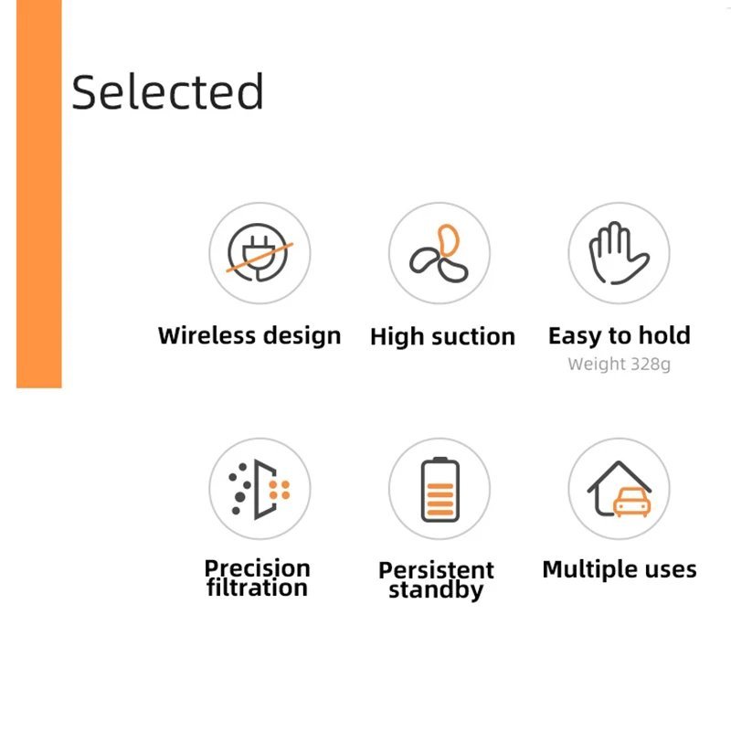 مكنسة كهربائية لاسلكية للسيارات - الصورة 7